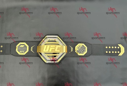 UFC Legacy Championship Title Belt Brass Gold Adult Size Replica Belt 2mm - Picture 2 of 7