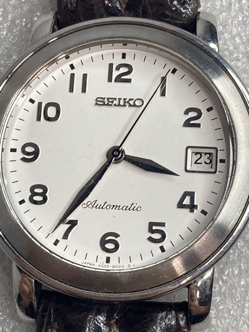 Seiko 4S25-8000 Stainless Steel 25 Jewels Date Automatic
