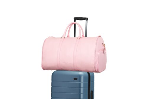 BEAUTY GOODIES Garment Bag For Women, Carry On Garment Bag - Pink - Picture 2 of 11