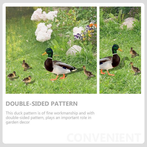 Decoración de estaca de pato de patio resistente realista decoración de estaca de acrílico para decoración de césped - Imagen 7 de 12