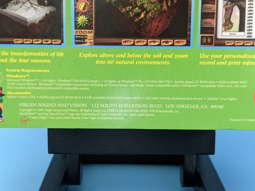 One Small Square Backyard Virgin: CD-ROM Software Vintage Windows Macintosh 1995 - Picture 6 of 14