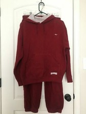 Athletic Works Womens 2 Piece Jogging Suit Hoodie Joggers M 38/40