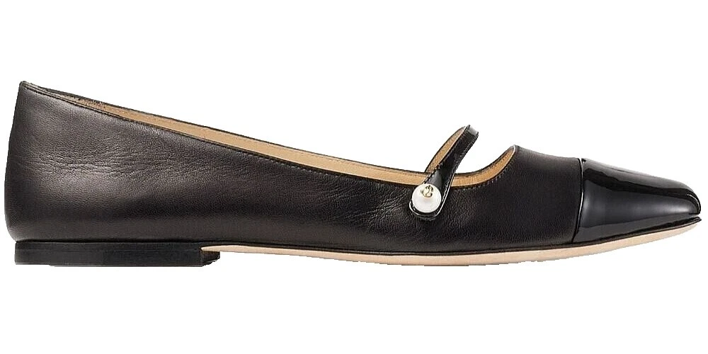 Tacón Bajo Casual superior de cuero Jimmy Choo para Mujeres