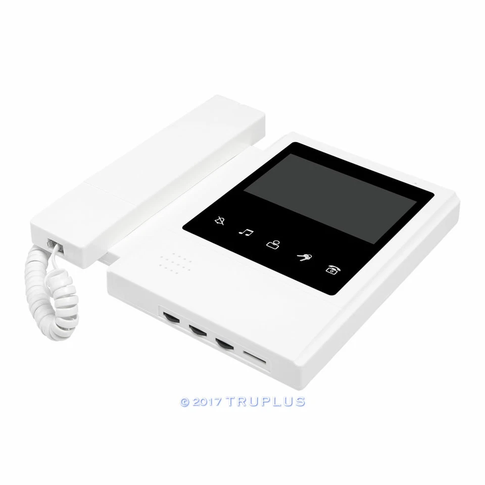 HOMSECUR 4.3'' Video Door Entry Intercom System with 3 Headset Indoor Monitors  - Image 4 of 4