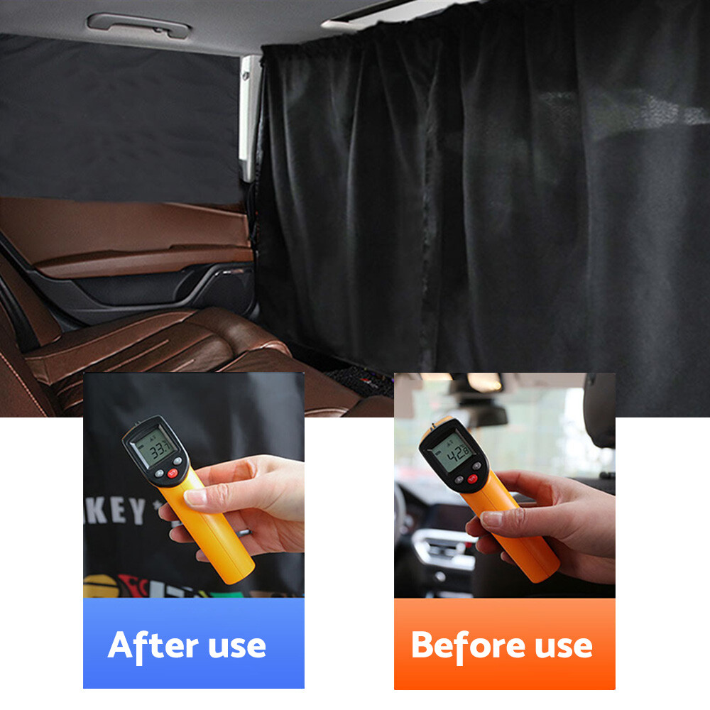 Divider Car Curtain Sun Shade Car Privacy Curtain Suitable for Van SUV Truck thumbnail 5