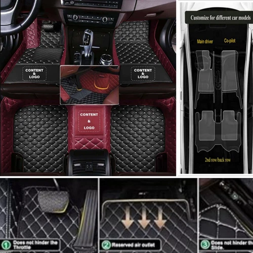 For Honda Ridgeline 2006-2023 All Models Car Floor Mats Carpet Waterproof Custom - Imagen 21 de 38