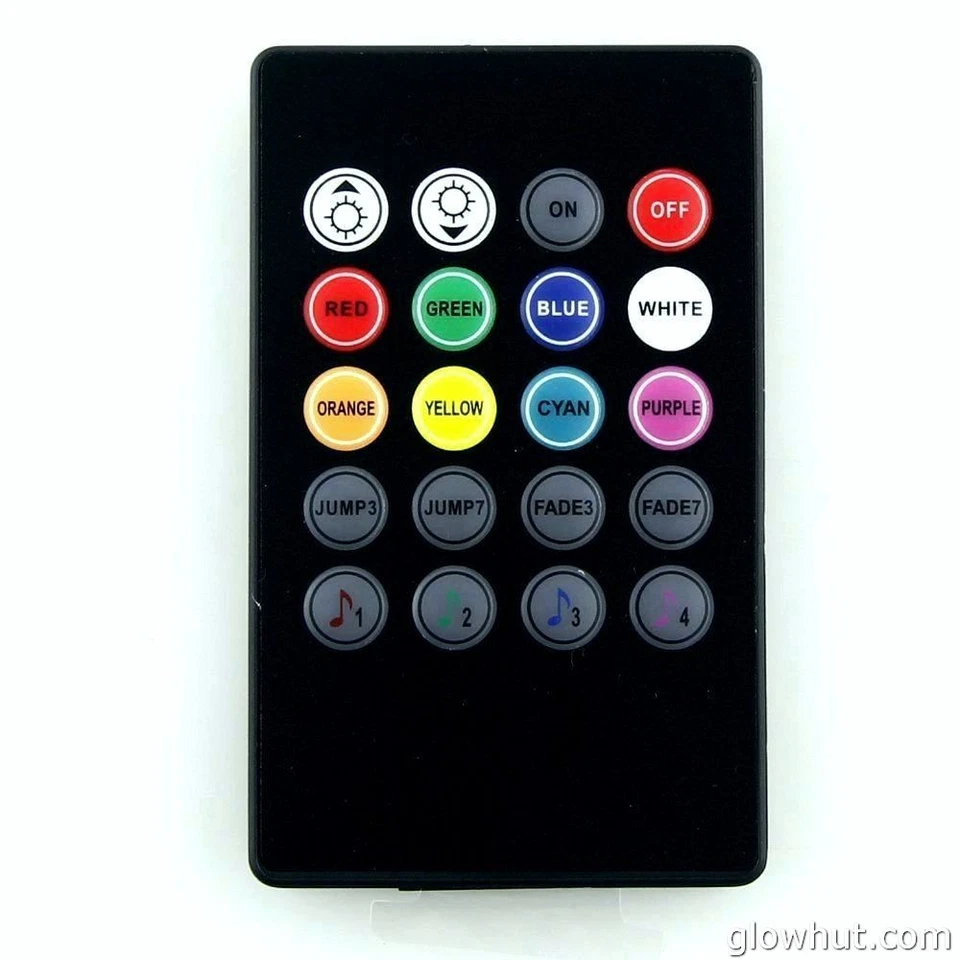 Music sound activated RGB LED controller for light strip & 20 key remote control - Image 2 of 4