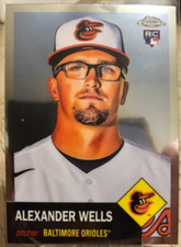 2022 Topps Chrome Platinum Alexander Wells RC #434 Baltimore Orioles