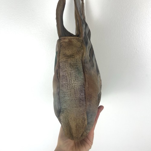 Anuschka Leder Schulter Handtasche Handtasche handbemalt Southwestern abstrakt - Bild 7 von 14