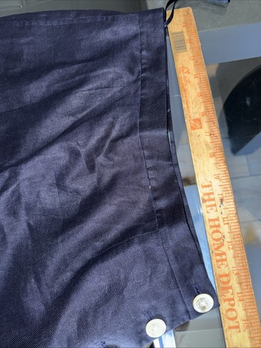 Ralph Lauren Navy Blue Linen Pencil Skirt Lined Zip Sz 8P lp - Picture 4 of 7