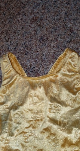 Retro OshKosh B'gosh Girl's Size 4T Navy Blue & Gold Bathing Suit Ballet Slipper - Picture 2 of 10