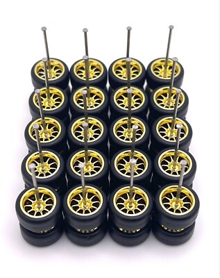 Ruote 1/64 Waveist Real Rider - 10 Set Mistì, Pneumatici Neri, Per Ruote 1/64 Waveist Real Rider - 10 Set Mistì, Pneumatici Neri, Per