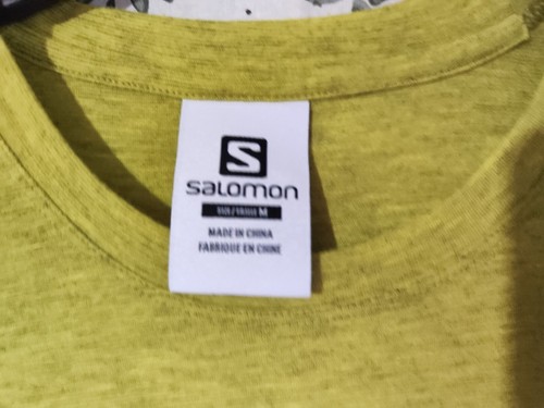 Salomon mens polyester t-shirt size M - Picture 3 of 9