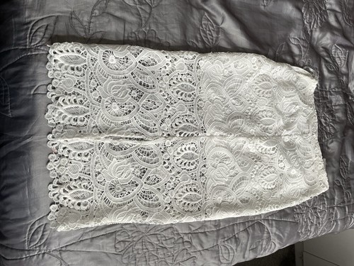 white midi skirt size 10 - Picture 2 of 4