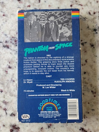 Phantom From Space 20 Million Miles To Earth Cult Of The Cobra VHS Lot (3) - Picture 3 of 8