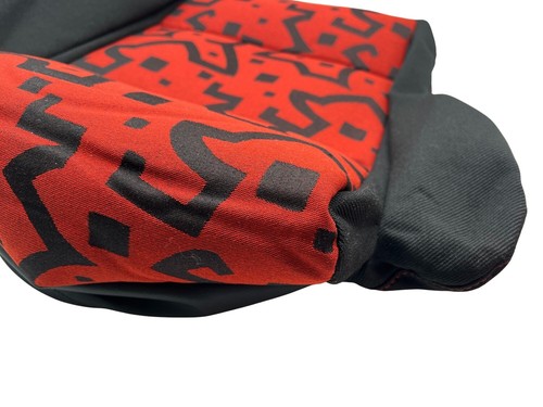 OEM VM Golf IV 4 Cabriolet 1E Seat Cover Driver's Surface Fabric Black Red Left - Picture 2 of 9