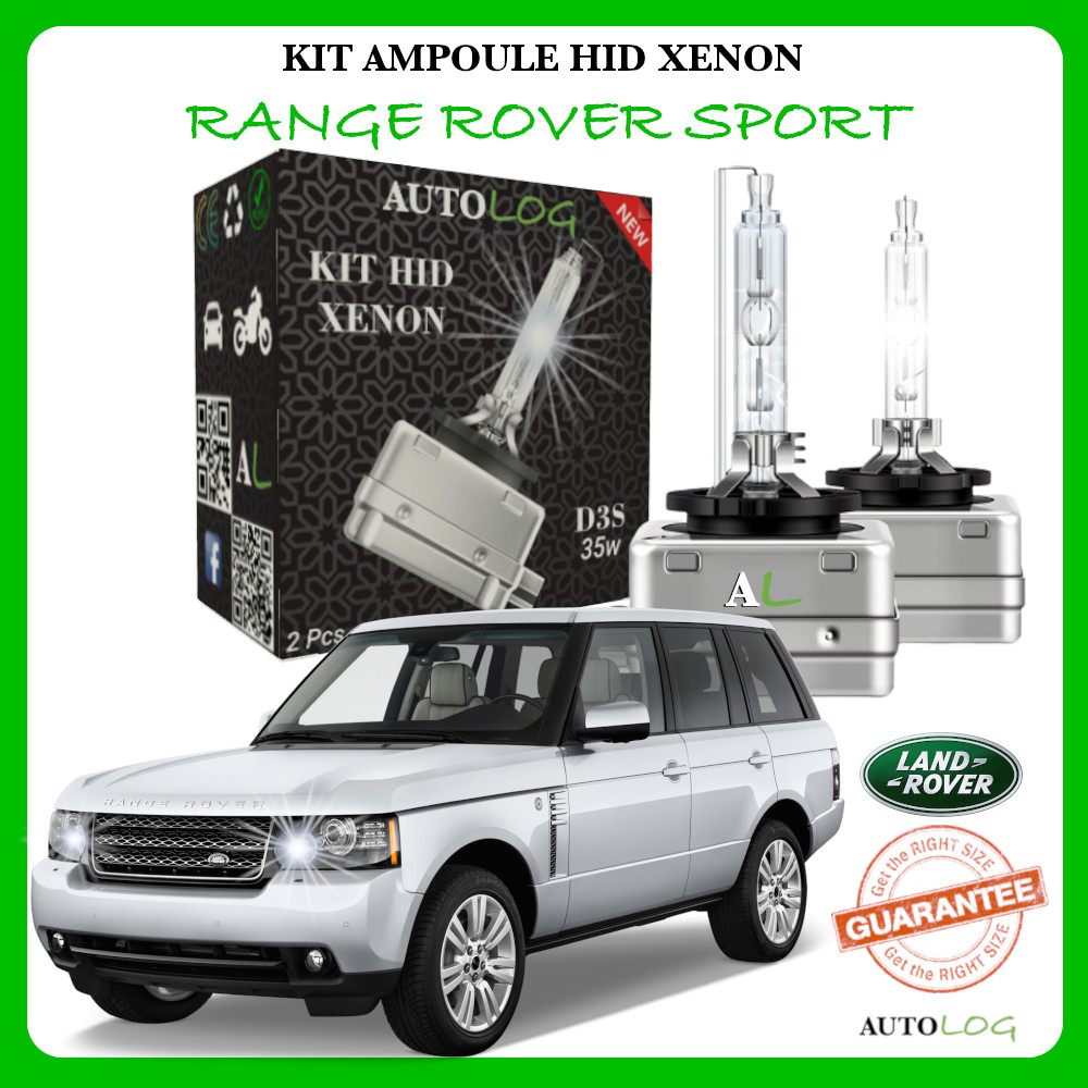 Ampoules xénon land rover sport d1s d3s 35w blanc pur 6000k pour phares avant