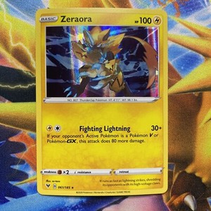 Pokemon Card ZERAORA Reverse Holo Rare 061//185 VIVID VOLTAGE *MINT* 61//185