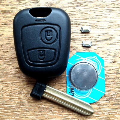 Citroen XSARA PICASSO BERLINGO 2 button remote KEY FOB case Fits SCREWLESS KEY