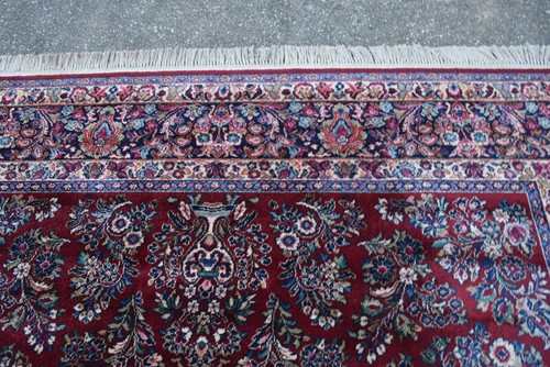 KARASTAN RUG Original Collection 700/785 RED SAROUK 8.8x12 Nice #KER55 - Picture 11 of 23