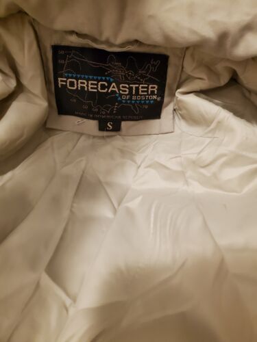 Forecaster Of Boston Parka Coat With Faux Fur Hooded Trim Woman's Size Small - Picture 6 of 11