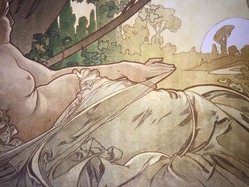 Alphonse Mucha off set lithograph cm 50x70 with certificate - signature on plate - Picture 7 of 10