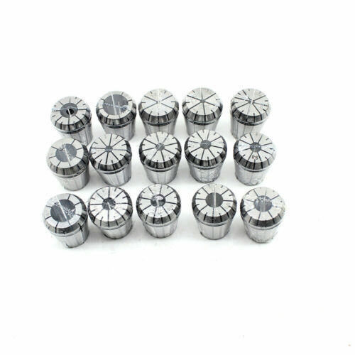 ER32 MT3 Shank Chuck w/15 PCS Collets Set - M12 Chuck 3-20mm 3MT&Storage Box - Picture 10 of 12