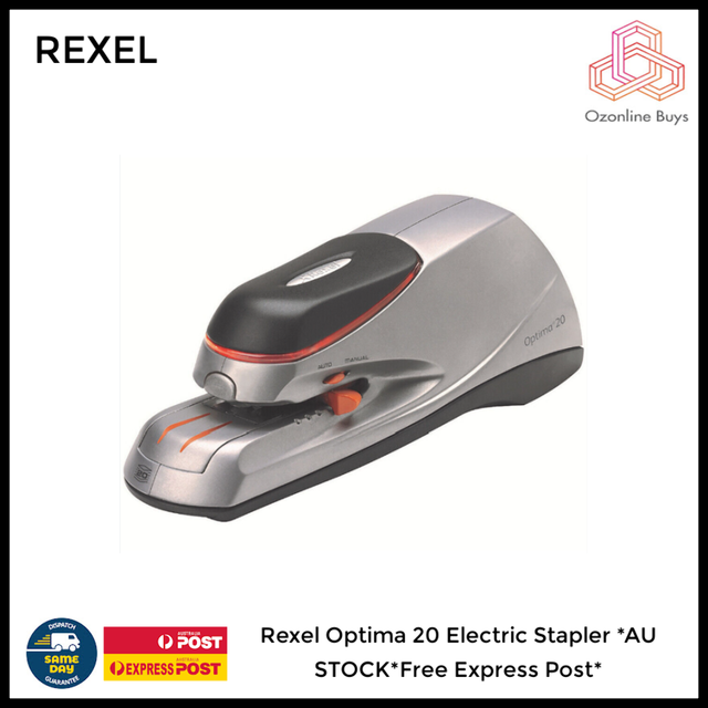 Rexel Optima 20 Electric Stapler Staplers Ac2102350 for sale online