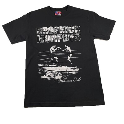 Vtg Y2K Dropkick Murphys T Shirt S Murina Warriors Code Album Graphic Punk Rock