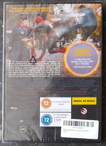 Marvel Spiderman - No Way Home - 2021 - DVD - Picture 2 of 2