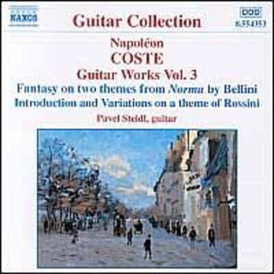 Napoléon Coste: Guitar Works, Vol. 3 by Pavel Steidl: New