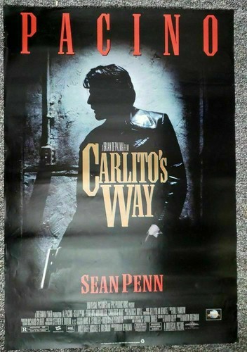 Carlito's Way 1993 Brian De Palma Al Pacino Penn Ann Miller video póster promocional - Imagen 4 de 5