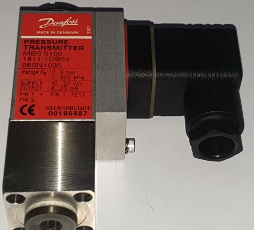 DANFOSS PRESSURE TRANSMITTER MBS 5100-1811-1DB04/060N1035 - Picture 3 of 3