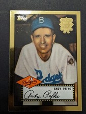 🎯🔥2001 Topps Gold 1952 World Series Reprint #1 Andy Pafko 52R-4 Dodgers