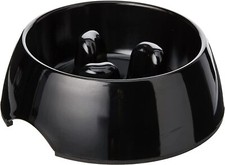 Dog Slow Feeder - Black. Reduce The Risk Of Indigestion Or Bloat. 2 Sizes.