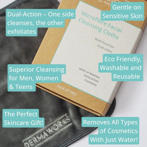 SKIN CARE BUNDLE Women Retinol Serum for Face, Moisturiser & Luxury Face Cloths - Picture 3 of 11