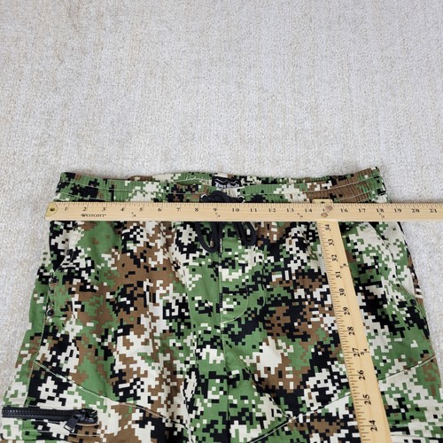 Snoop Dogg Supply Cargo Pants Mens XL 38 Green Camo Digital Drawstrings - Bild 3 von 14