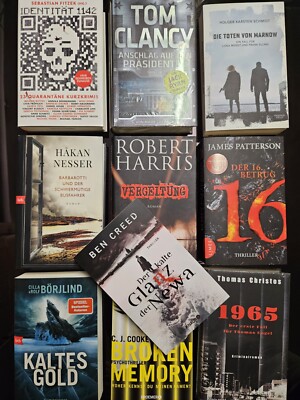 *NEU* Büchersammlung 10 St. / Sebastian Fitzek, James Patterson uvm. 