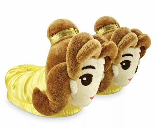 BELLE Beauty And The Beast Disney Store Princess Slippers Girls Size 13/1 NEW - Bild 3 von 3