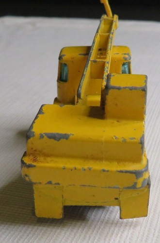 Vintage Matchbox Lesney #63 Dodge Crane Truck Yellow Hook Die Cast Construction - Picture 6 of 12