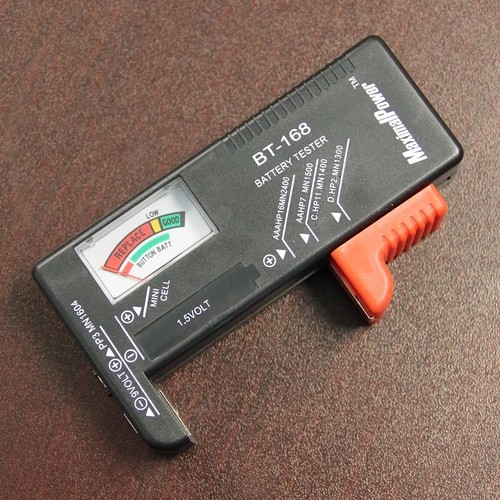 MaximalPower Akku Tester für AA AAA C D 9 V 1,5 V Tastenzellenbatterien - Bild 11 von 12