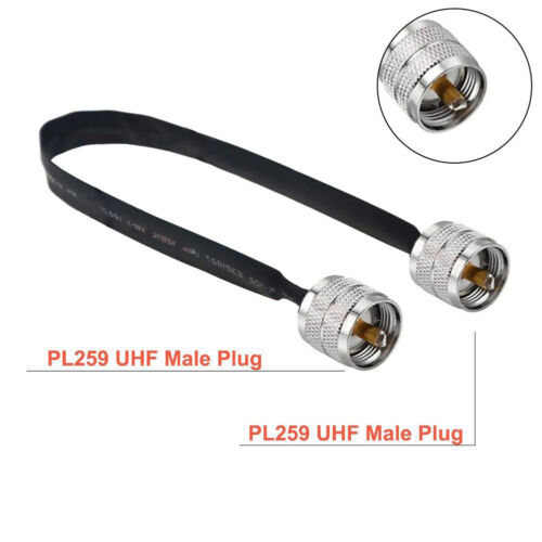 Flat Window Door Feed UHF PL259 SO239 MALE Female Cable for Helium Miner Antenna - Picture 6 of 8