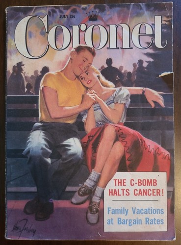 July 1952 CORONET Magazine MARLON BRANDO C-Bomb Halts Cancer - Bild 1 von 2