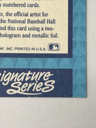 1992 Donruss Elite The Signature Series Cal Ripken Jr Pack zertifiziert Auto/5000 - Bild 9 von 12