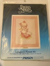 NEW VTG Paragon Needlecraft Kit Precious Moments No 1095 God is Love Longpoint