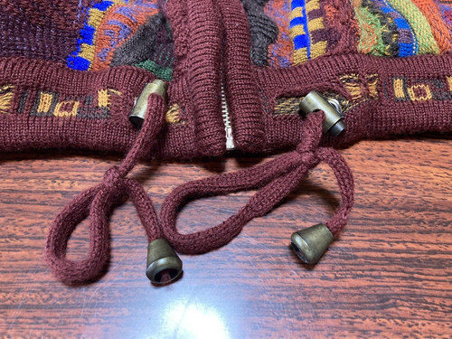 COOGI Lana Mujer Suéter Sudadera con Capucha Chaqueta Talla M Australia Multicolor De Colección - Imagen 11 de 18