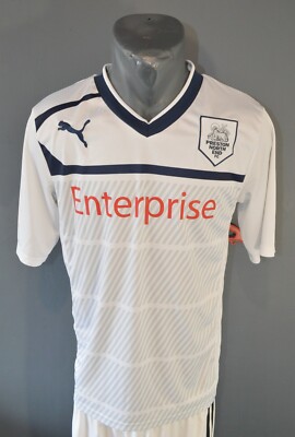 Preston North End Fußball Soccer Herren Trikot Heimshirt Größe M 5/5