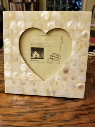 Pearl Heart Picture Frames