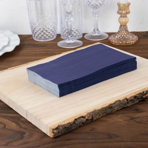 NAVY BLUE 50 Soft 2 Ply Dinner Cocktail Paper NAPKINS Party Events Home - Picture 7 of 8
