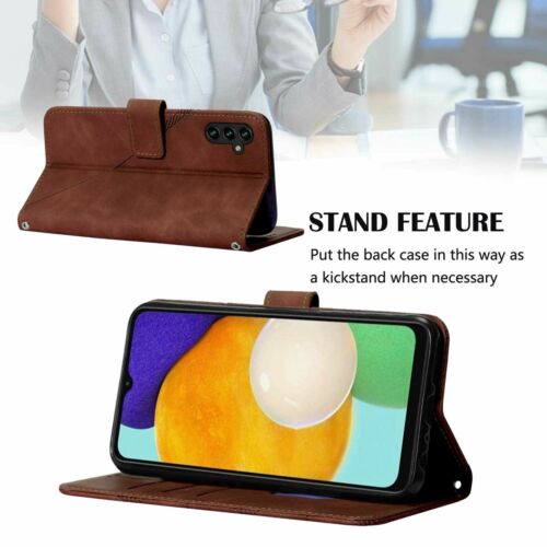 Leather Wallet Flip Cover Case For Xiaomi 11 Pro Redmi Note 10 9 9T 10S K40 9A - Picture 12 of 18